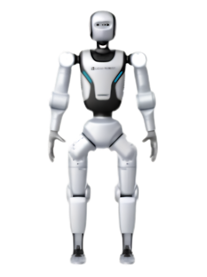 Photo of Leju Robotics' humanoid robot
